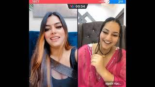 Priyanka and harjot new game tik tok live /Priyanka funny video