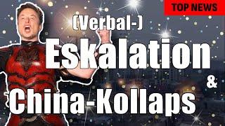 Top News - (Verbal-) Eskalation, Silber bald teurer als Gold⁉️ & China-Kollaps? #crash #ag #china