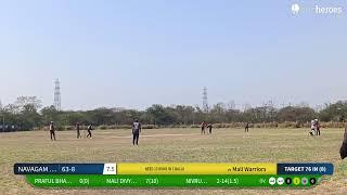 Mali Warriors vs NAVAGAM HEROES Live Cricket Match | MAHATMA JYOTIBA FULE CRICKET TOURNAMENT-2025 Li