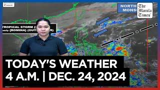 Today's Weather, 4 A.M. | Dec. 24, 2024