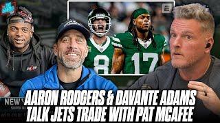 Aaron Rodgers & Davante Adams Talk Reunion After Trade To The Jets | Pat McAfee Show