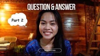 [QUESTION & ANSWER] Part 2 Get to know more about Me | MSCYNTHIA with English Subtitle CC