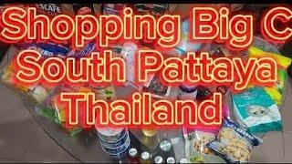 Shopping Big C for Ice Cream Ingredients Pattaya Thailand