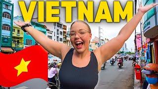 My FIRST TIME in VIETNAM! Crazy First Day in Saigon! 