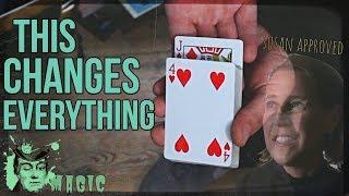 CHANGiNG CARD color change Card manipulation sleight of hand card magic TUTORiAL