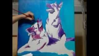 DawgArt - German Shepherd speed paint - Alicia VanNoy Call