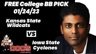 College Basketball Pick - Kansas State vs Iowa State Prediction, 1/24/2023 Free Best Bets & Odds