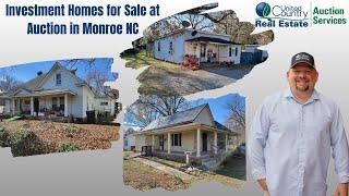 Investment Homes for Sale at Auction in Monroe NC