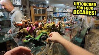 UNCOVERING A BASEMENT TIME CAPSULE TOY COLLECTION!