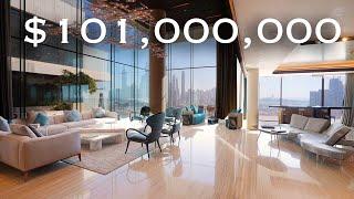 Inside A $101,000,000 PRESIDENTIAL Penthouse With PANORAMIC Views of Dubai