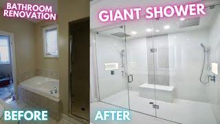 GIANT Shower Renovation - Master Bathroom Remodel