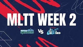 LIVE STREAM | Spinners vs. Wind | MLTT Week 2 (Raleigh, NC)