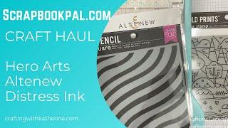 Scrapbookpal.com Craft Haul featuring Hero Arts and We R Memory Keepers