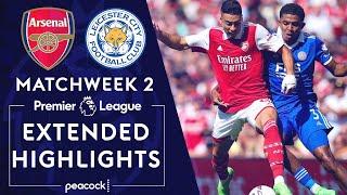 Arsenal v. Leicester City | PREMIER LEAGUE HIGHLIGHTS | 8/13/2022 | NBC Sports