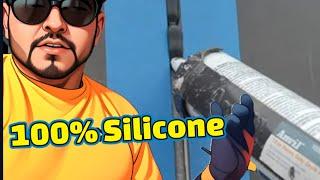 How to apply Silicone Expansion Joint #100% Silicone Over tile | #ho#howto #diy #expansion