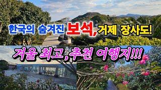 1월 국내 최고 추천 여행지/거제도에서 10분거리 장사도 해상공원/근포땅굴/거제도 맛집정보#스타랙스캠핑카 #차박여행