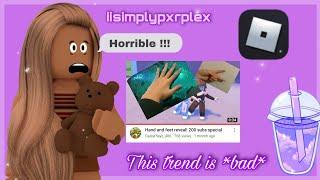 These reveal trends are  *POINTLESS* (read desc) roblox commentary video