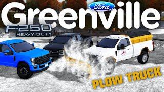 SNOW PLOW TRUCK+F450/250 early showcase (including WHISTLINDIESEL EDITION) - Roblox Greenville