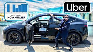 How Much Can You Make Driving For UBER? - Full Days Earnings (2023)