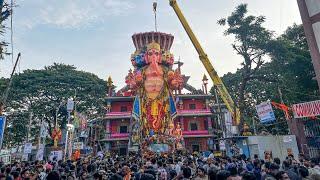 Khairatabad Ganesh Shoba Yatra 2024 | Khairatabad Ganesh lifting With Crane Competed ￼| Hyderabad