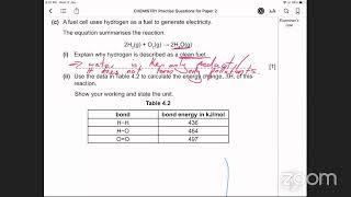 Grade 11: Chemistry Revision Lesson PAPER 2