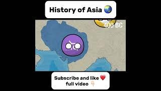 Countryballs - History of Asia #countryballs #map #polandball #asia #history