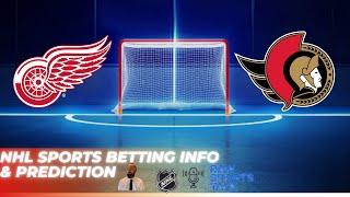 Detroit Red Wings VS Ottawa Senators :Free NHL Betting info for 1/7/25