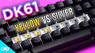 Looking for the fastest gaming keyboard switches? - DK61 Yellow Switches Vs Silver Switches