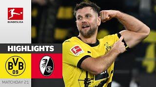 Malen & Füllkrug Secure Home Streak! | Dortmund - Freiburg | Highlights | MD 21 – Bundesliga 23/24