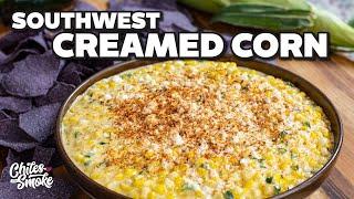 Southwest Creamed Corn (SO EASY)  |  BBQ Side Dishes