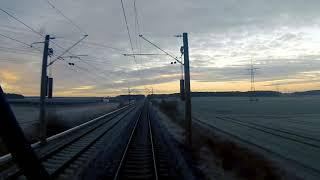 Führerstandsmitfahrt Nürnberg Rangierbahnhof - Ansbach HBF [Zeitraffer]