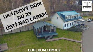 Video-prohlídka ukázkového domu DublDom 23 v Ústí nad Labem.