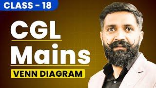 SSC CGL Mains 2024 | SSC CGL Reasoning | Venn Diagram | Reasoning Class-18 | Reasoning by Arun Sir