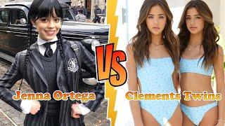 Jenna Ortega (Wednesday) VS Clements Twins (Ava & Leah) Transformation  From Baby To 2024