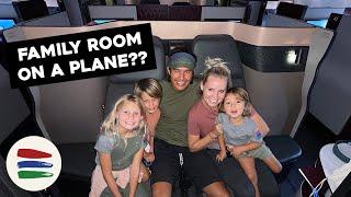 A FULL FAMILY SUITE ON AN AIRPLANE?? QATAR AIRWAYS BUSINESS CLASS! INCREDIBLE FIRST CLASS REVIEW!