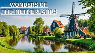 Wonders of the Netherlands  / island Marken Village / Walking tour / Beautiful place  4K️ #2024