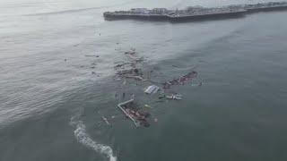 WATCH: Santa Cruz wharf collapse