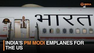 India's PM Modi emplanes for the US and more | DD India Live