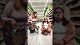  Evolution of Dog : A shopkeeper scolding to a girl with dog costume ️ #doglover #dog #copydoggy