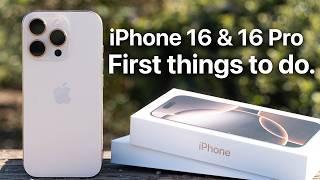 iPhone 16 & 16 Pro - First 40 Things To Do! (Tips & Tricks)