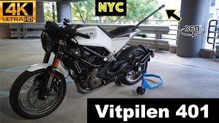 Moto NYC: BAD part of queens - Queens Blvd #360 #VR #svartpilen #vitpilen #husqvarna