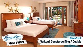 Tropical Beachfront Walkout Concierge WBCD/WBCK | Beaches Negril, Jamaica | Room Tour & Review 4K