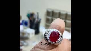 Natural Ruby Ring 925 Silver