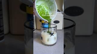 Making An Iced Matcha Latte