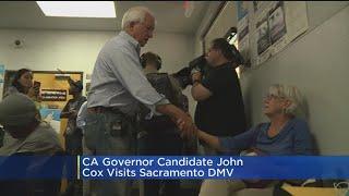 Governor Candidate John Cox Visits California DMV Offices