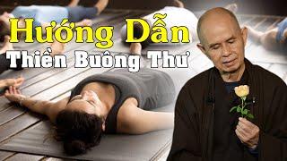 THIỀN BUÔNG THƯ, Thiền Hướng Dẫn | Sư cô Hào Nghiêm hướng dẫn