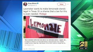 Bill fights to make lemonade stands legal