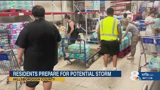 ‘Carts full’: Hurricane preparations begin in Hillsborough County