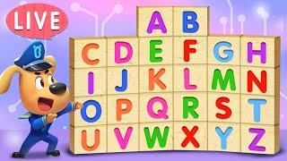 LIVE | ABC Learn English Alphabet | Educational Cartoons for Kids | Sheriff Labrador