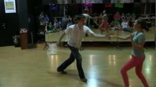 Anna Yakshina & Slava Bogatov - Lindy Hop JnJ Finals at Crazy Tea Party in Buff